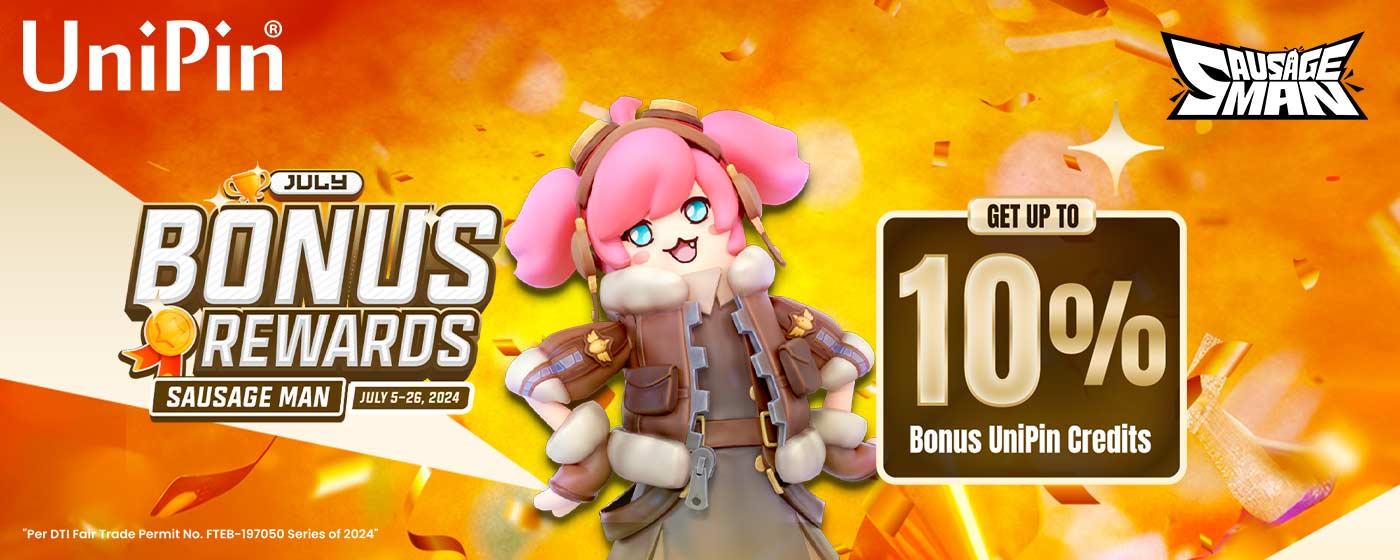 July Bonus Rewards: Sausage Man (PH)